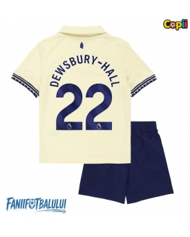 Everton Kiernan Dewsbury-Hall #22 Echipament de Fotbal Replică 2025-26 Copii Deplasare (+ Șorturi)